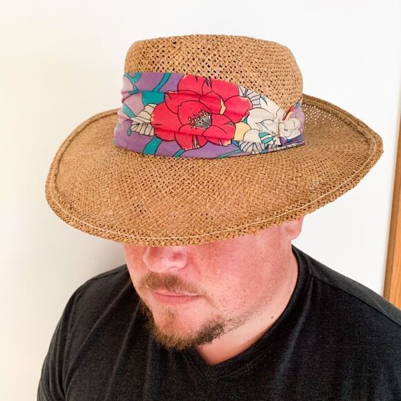 Vintage straw Panama hat   - Picture 2 of 11